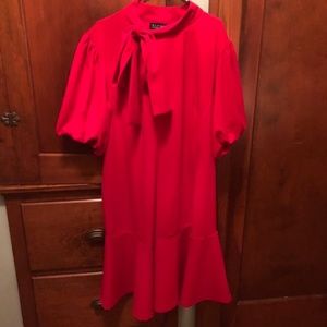 Eloquii Red dress with bow